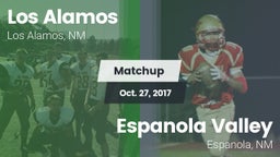 Matchup: Los Alamos High vs. Espanola Valley  2017