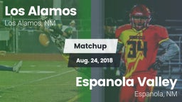 Matchup: Los Alamos High vs. Espanola Valley  2018