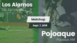 Matchup: Los Alamos High vs. Pojoaque  2018