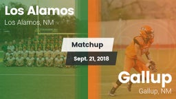 Matchup: Los Alamos High vs. Gallup  2018