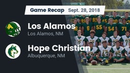 Recap: Los Alamos  vs. Hope Christian  2018