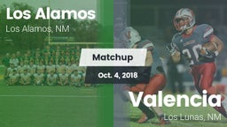 Matchup: Los Alamos High vs. Valencia  2018