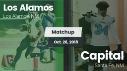 Matchup: Los Alamos High vs. Capital  2018