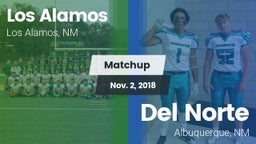 Matchup: Los Alamos High vs. Del Norte  2018