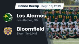 Recap: Los Alamos  vs. Bloomfield  2019