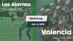 Matchup: Los Alamos High vs. Valencia  2019