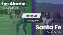 Matchup: Los Alamos High vs. Santa Fe  2019