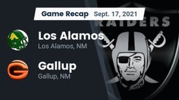 Recap: Los Alamos  vs. Gallup  2021