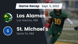 Recap: Los Alamos  vs. St. Michael's  2022