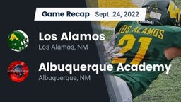 Recap: Los Alamos  vs. Albuquerque Academy  2022