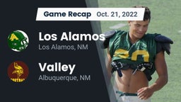 Recap: Los Alamos  vs. Valley  2022