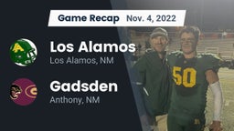 Recap: Los Alamos  vs. Gadsden  2022