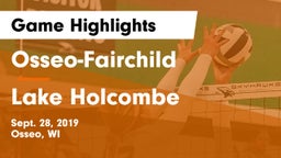 Osseo-Fairchild  vs Lake Holcombe Game Highlights - Sept. 28, 2019