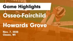Osseo-Fairchild  vs Howards Grove Game Highlights - Nov. 7, 2020