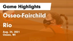 Osseo-Fairchild  vs Rio  Game Highlights - Aug. 24, 2021