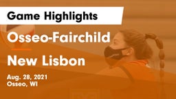 Osseo-Fairchild  vs New Lisbon  Game Highlights - Aug. 28, 2021