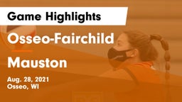 Osseo-Fairchild  vs Mauston  Game Highlights - Aug. 28, 2021