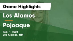 Los Alamos  vs Pojoaque  Game Highlights - Feb. 1, 2022
