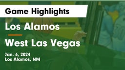 Los Alamos  vs West Las Vegas  Game Highlights - Jan. 6, 2024