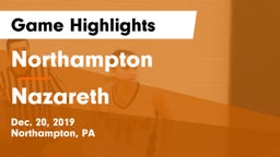 Northampton  vs Nazareth Game Highlights - Dec. 20, 2019