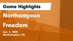 Northampton  vs Freedom Game Highlights - Jan. 4, 2020