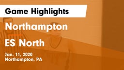 Northampton  vs ES North Game Highlights - Jan. 11, 2020