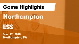 Northampton  vs ESS Game Highlights - Jan. 17, 2020