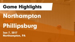 Northampton  vs Phillipsburg  Game Highlights - Jan 7, 2017