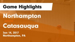 Northampton  vs Catasauqua  Game Highlights - Jan 14, 2017