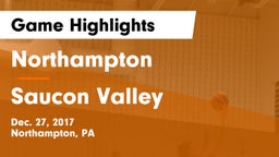 Northampton  vs Saucon Valley  Game Highlights - Dec. 27, 2017