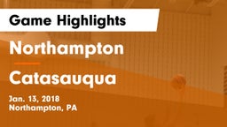 Northampton  vs Catasauqua  Game Highlights - Jan. 13, 2018