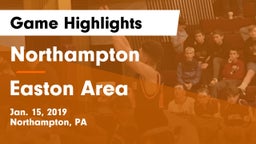 Northampton  vs Easton Area  Game Highlights - Jan. 15, 2019