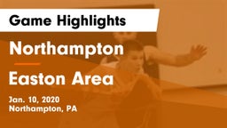 Northampton  vs Easton Area  Game Highlights - Jan. 10, 2020