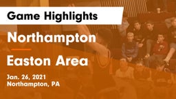 Northampton  vs Easton Area  Game Highlights - Jan. 26, 2021