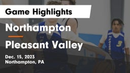 Northampton  vs Pleasant Valley  Game Highlights - Dec. 15, 2023