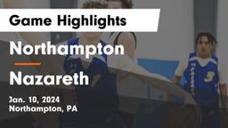 Northampton  vs Nazareth  Game Highlights - Jan. 10, 2024