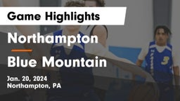Northampton  vs Blue Mountain  Game Highlights - Jan. 20, 2024