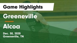 Greeneville  vs Alcoa  Game Highlights - Dec. 30, 2020