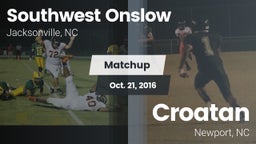 Matchup: Southwest Onslow Hig vs. Croatan  2016