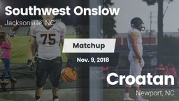 Matchup: Southwest Onslow Hig vs. Croatan  2018