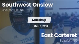 Matchup: Southwest Onslow Hig vs. East Carteret  2018