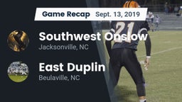 Recap: Southwest Onslow  vs. East Duplin  2019