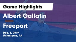 Albert Gallatin vs Freeport  Game Highlights - Dec. 6, 2019