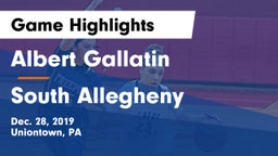 Albert Gallatin vs South Allegheny  Game Highlights - Dec. 28, 2019