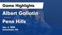 Albert Gallatin vs Penn Hills  Game Highlights - Jan. 6, 2020