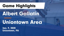 Albert Gallatin vs Uniontown Area  Game Highlights - Jan. 9, 2020