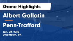 Albert Gallatin vs Penn-Trafford  Game Highlights - Jan. 20, 2020