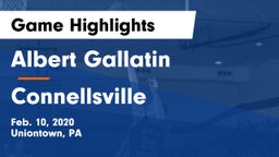 Albert Gallatin vs Connellsville  Game Highlights - Feb. 10, 2020