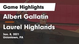 Albert Gallatin vs Laurel Highlands  Game Highlights - Jan. 8, 2021
