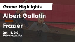 Albert Gallatin vs Frazier  Game Highlights - Jan. 12, 2021